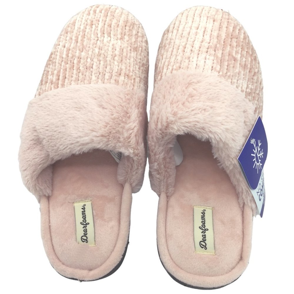 NWT Dearfoams Women's Memory Foam Slipper  7/8